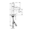 Hansgrohe 45012001 Single-Hole Faucet Select 110 1.2 Gpm