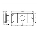 Hansgrohe 45713341 Thermostatic Module Trim For 3 Functions