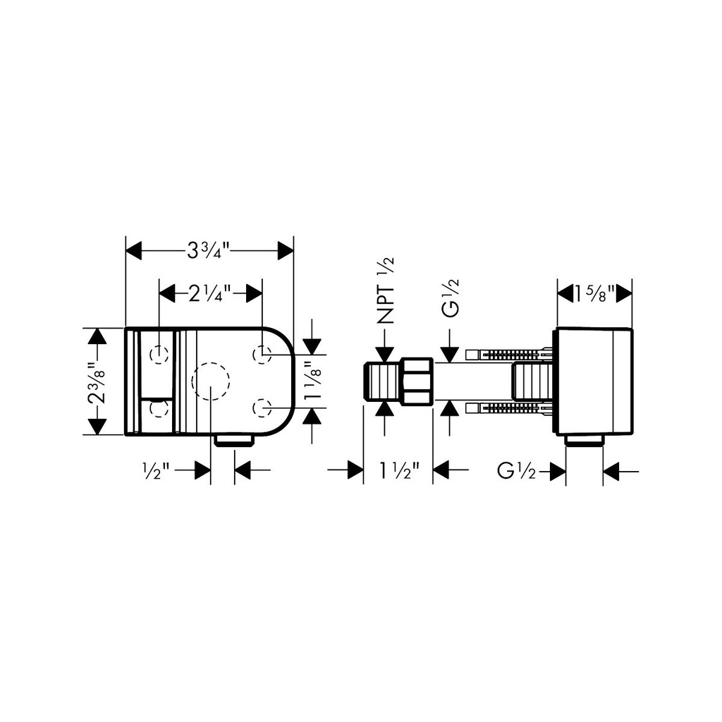 Hansgrohe 45723341 Handshower Holder