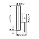 Hansgrohe 46461331 Pressure Balance Trim Diamond Cut