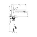 Hansgrohe 47012671 Single-Hole Faucet 70 Without Plate 1.2 Gpm