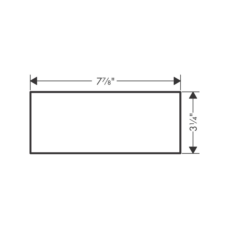 Hansgrohe 47900000 Plate 200 Mirror Glass