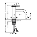 Hansgrohe 48001821 Single Hole Faucet 70 1.2 Gpm