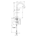 Hansgrohe 48030821 Single Hole Faucet Select 260 1.2 Gpm