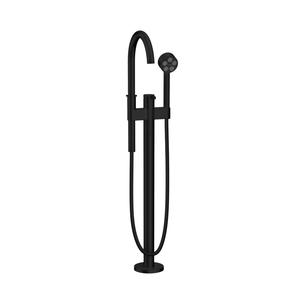 Hansgrohe 48441671 Freestanding Tub Filler Trim With 1.75 Gpm Handshower - Matte Black