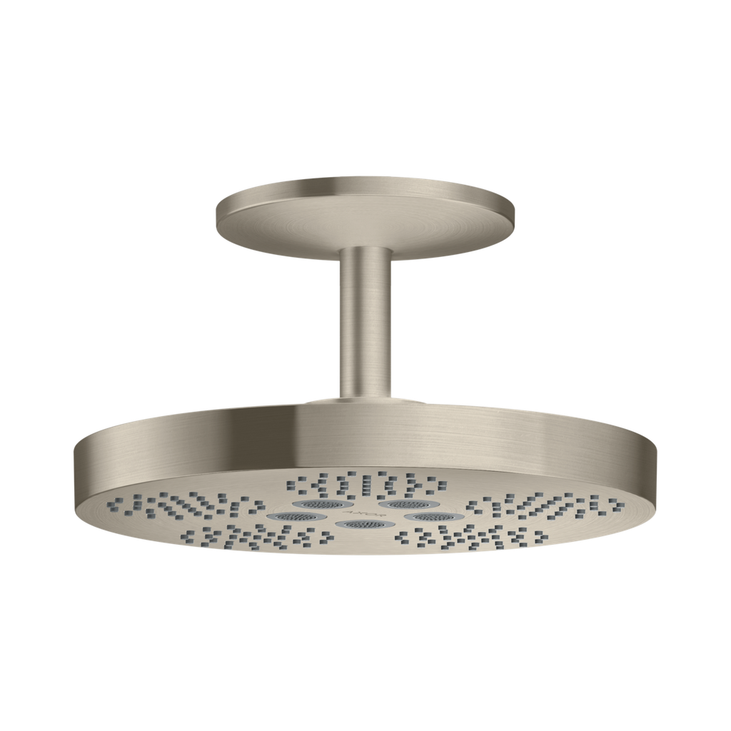 Hansgrohe 48483821 Showerhead 280 2-Jet With Ceiling Mount Trim 2.5 Gpm