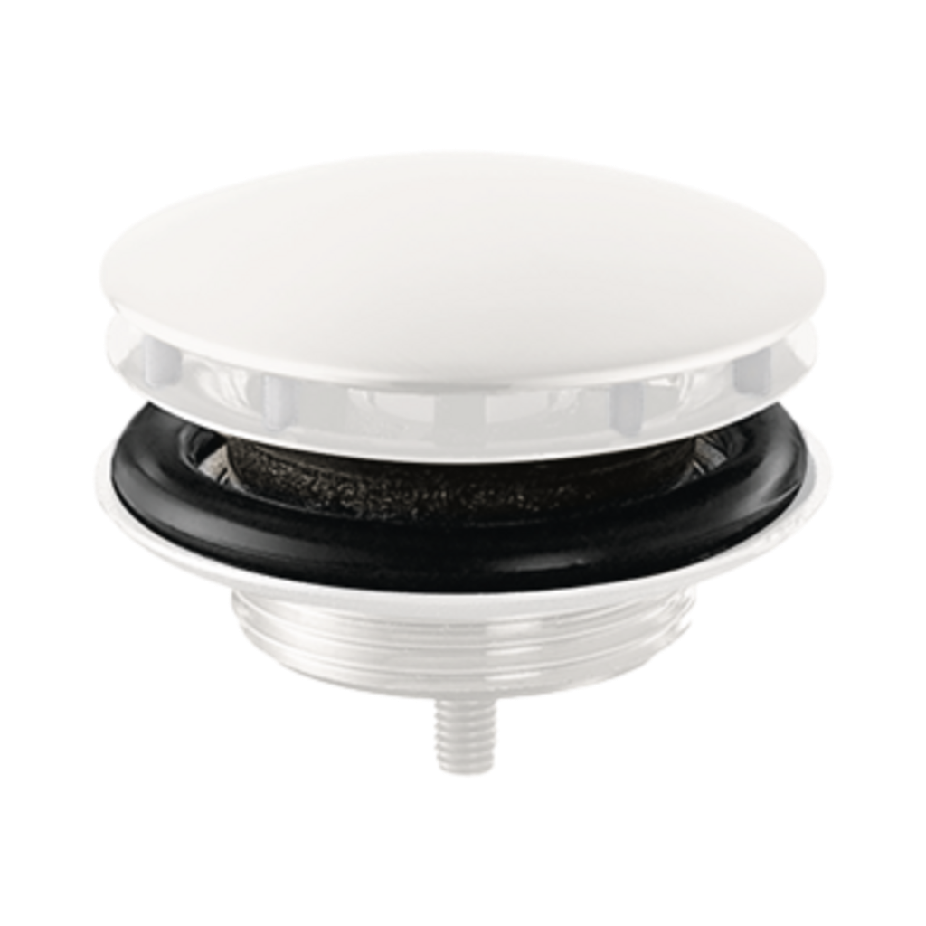 Hansgrohe 50001701 Non-Closing Sink Drain without Overflow Matte White