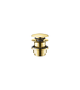 Hansgrohe 50100251 Push Open Sink Drain with Overflow Brushed Gold Optic