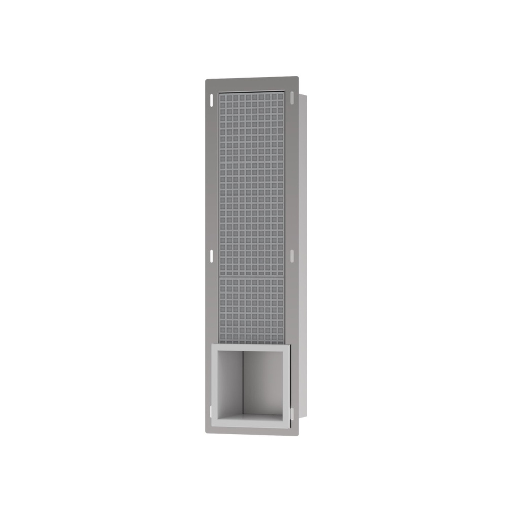 Hansgrohe 56058700 Recessed Toilet Paper Holder With Storage & Tileable Door