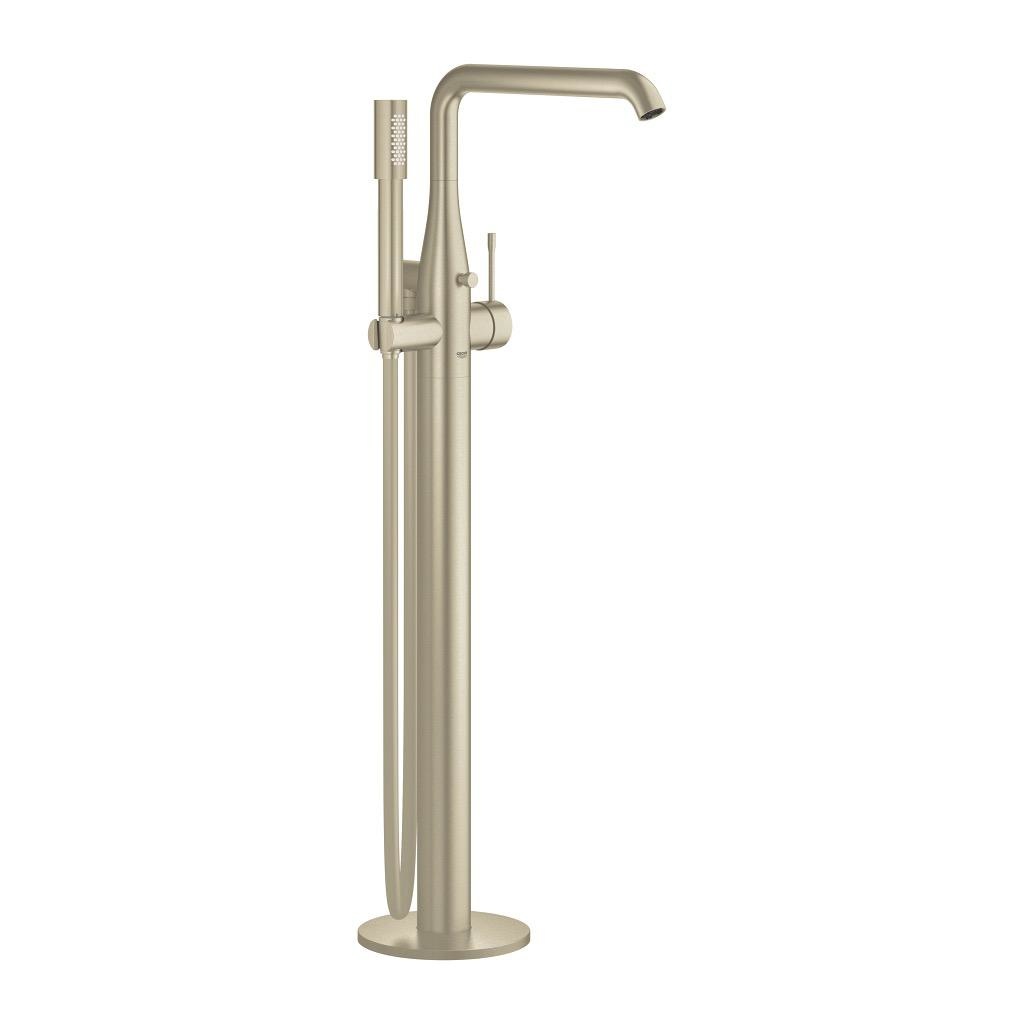 Grohe 23491ENA Essence Floor Standing Tub Filler Brushed Nickel 1