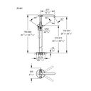 Grohe 23491ENA Essence Floor Standing Tub Filler Brushed Nickel 3