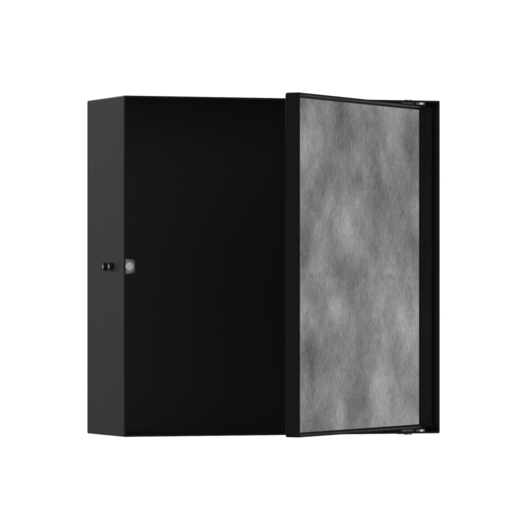 Hansgrohe 56085670 Xtrastoris Rock Wall Niche With Tileable Door 12"X 12"X 4"