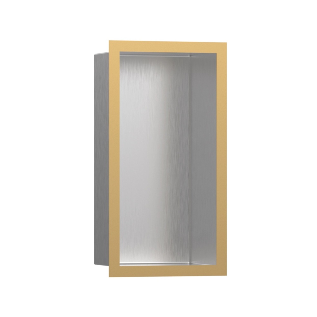 Hansgrohe 56094990 Wall Niche Brushed Stainless Steel With Design Frame 12"X 6"