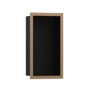 Hansgrohe 56095140 Xtrastoris Individual Wall Niche Matte Black With Design Fra