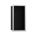 Hansgrohe 56095800 Wall Niche Matte Black With Design Frame 12"X 6"X 4"