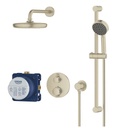Grohe 34745EN0 Grohtherm Round Thermostatic Shower Set Brushed Nickel 2