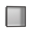 Hansgrohe 56097340 Wall Niche Brushed Stainless Steel With Design Frame 12"X 12