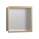 Hansgrohe 56097990 Wall Niche Brushed Stainless Steel With Design Frame 12"X 12
