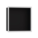 Hansgrohe 56098700 Wall Niche Matte Black With Design Frame 12"X 12"X 4"