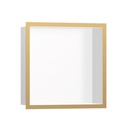 Hansgrohe 56099990 Wall Niche Matte White With Design Frame 12"X 12"X 4"