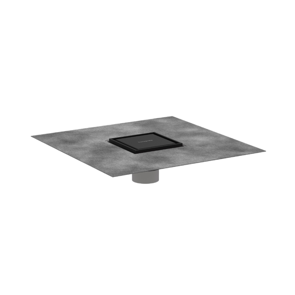 Hansgrohe 56130671 Raindrain Brilliance Point Drain Set 4"X 4" Trim Tileable Re