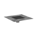 Hansgrohe 56136801 Raindrain Brilliance Point Drain Set 6"X 6" Trim With Height
