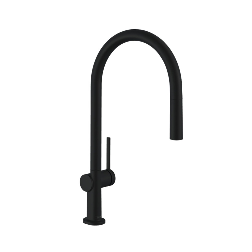 Hansgrohe 72857671 Higharc Kitchen Faucet O-Style 2-Spray Pull-Down 1.5 Gpm