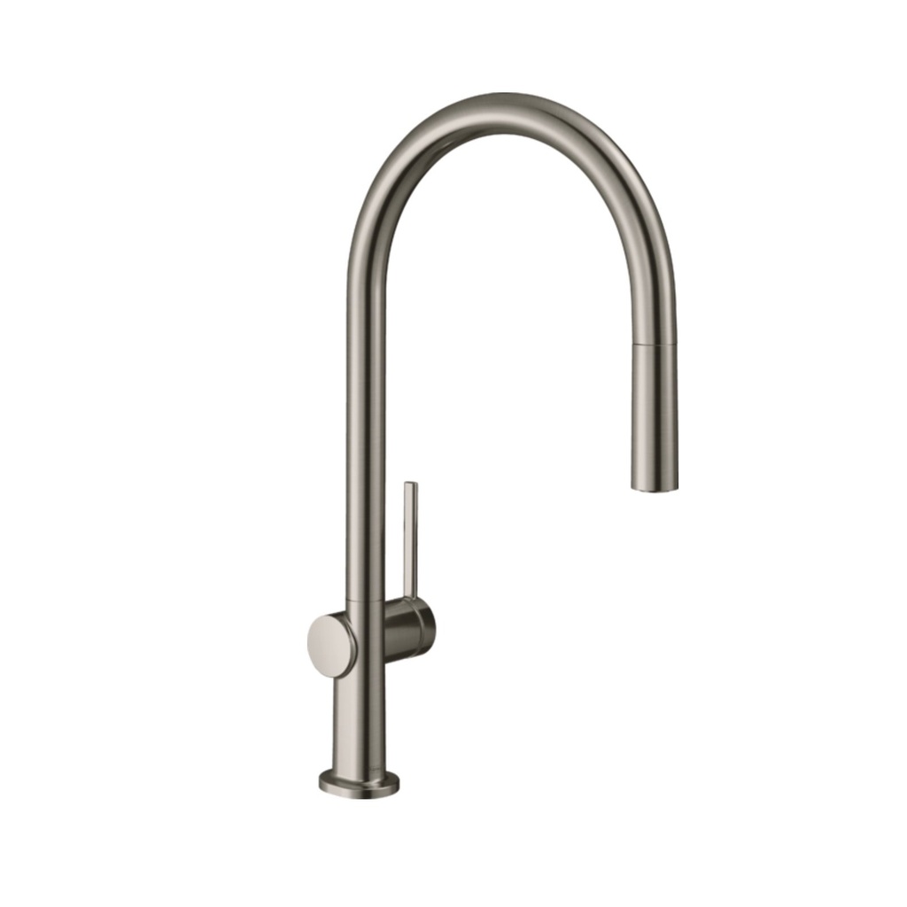 Hansgrohe 72857801 Higharc Kitchen Faucet O-Style 2-Spray Pull-Down 1.5 Gpm