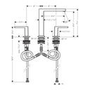 Hansgrohe 73031671 Widespread Faucet 150 1.2 Gpm