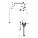 Hansgrohe 73372671 Single-Hole Fine 240 1.2 Gpm