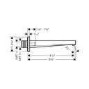 Hansgrohe 73410671 Tub Spout