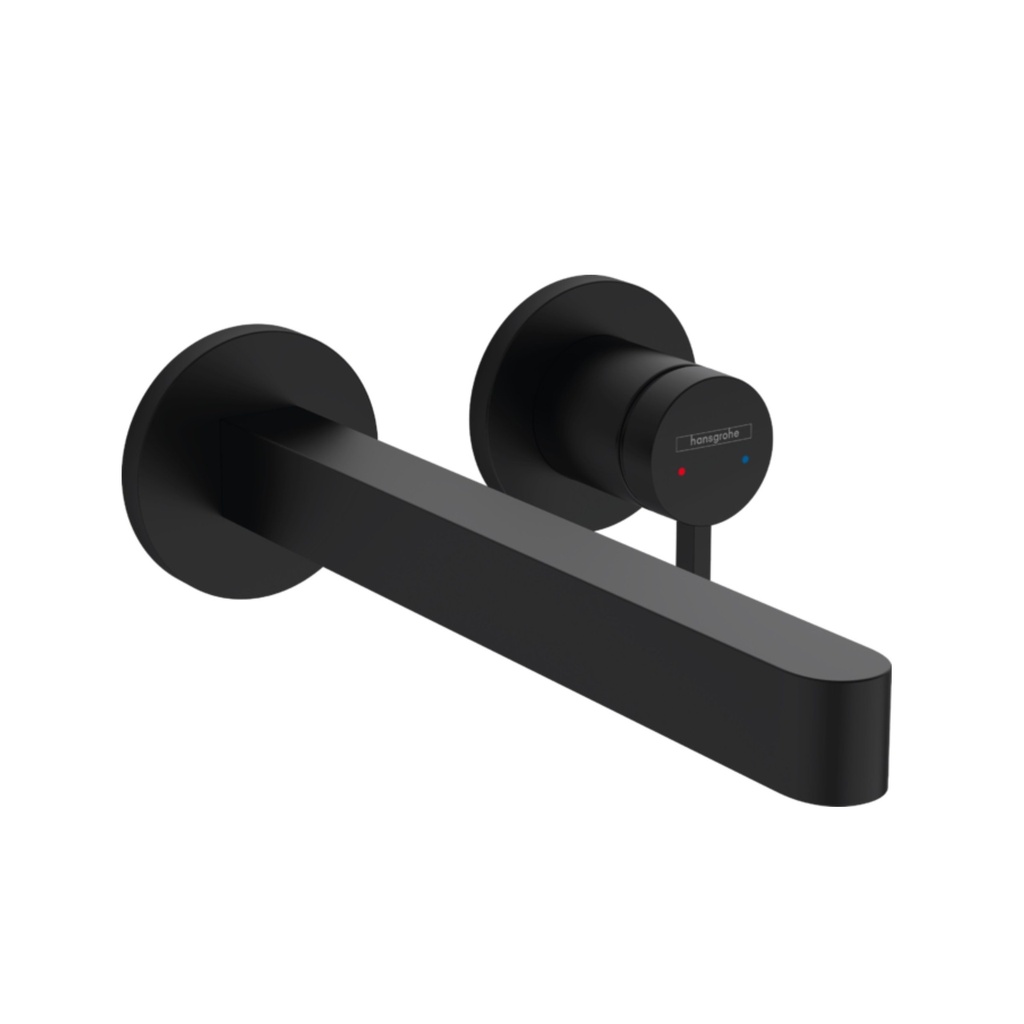 Hansgrohe 76050671 Wall-Mounted Single-Handle Faucet Trim 1.2 Gpm Matte Black