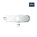 Grohe 07552GN0 10" Escutcheon Brushed Cool Sunrise