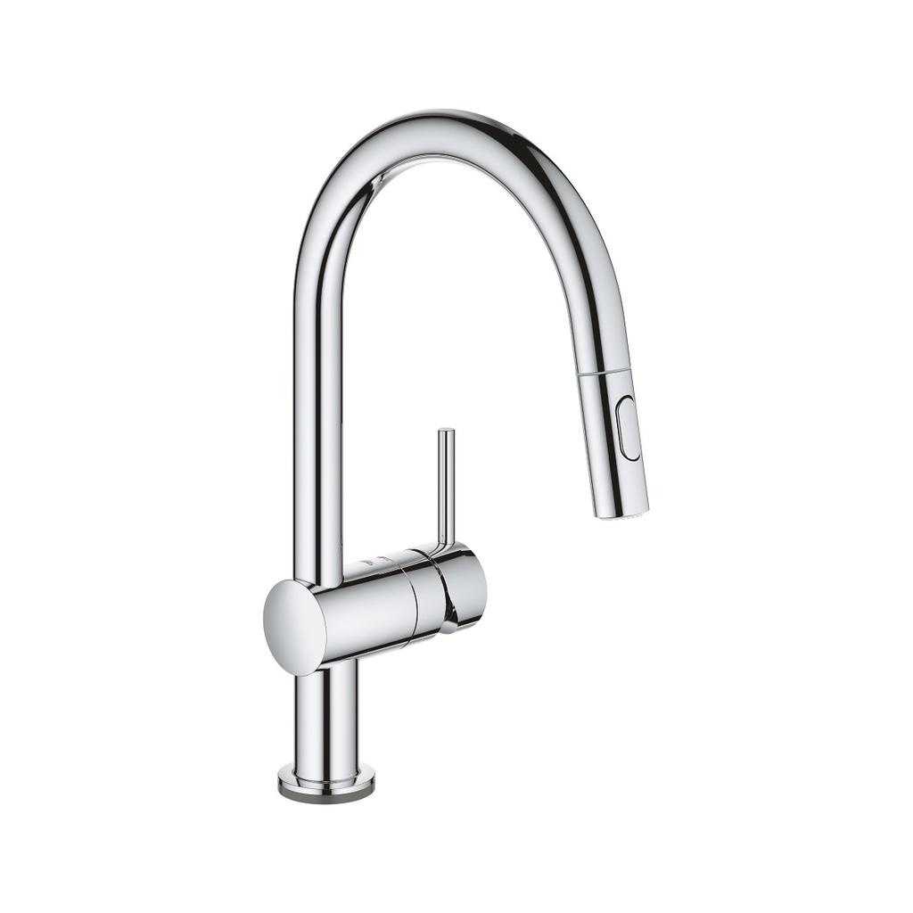 Grohe 31359002 Minta Touch Single Handle Kitchen Faucet Chrome 1