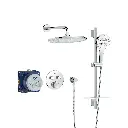 Grohe 1030700000 Rainshower SmartControl Thermostatic Dual Function Shower Kit Chrome