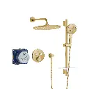 Grohe 103070GN00 Rainshower SmartControl Thermostatic Dual Function Shower Kit Brushed Cool Sunrise