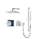 Grohe 1030810000 Rainshower SmartControl Thermostatic Dual Function Shower Kit Chrome