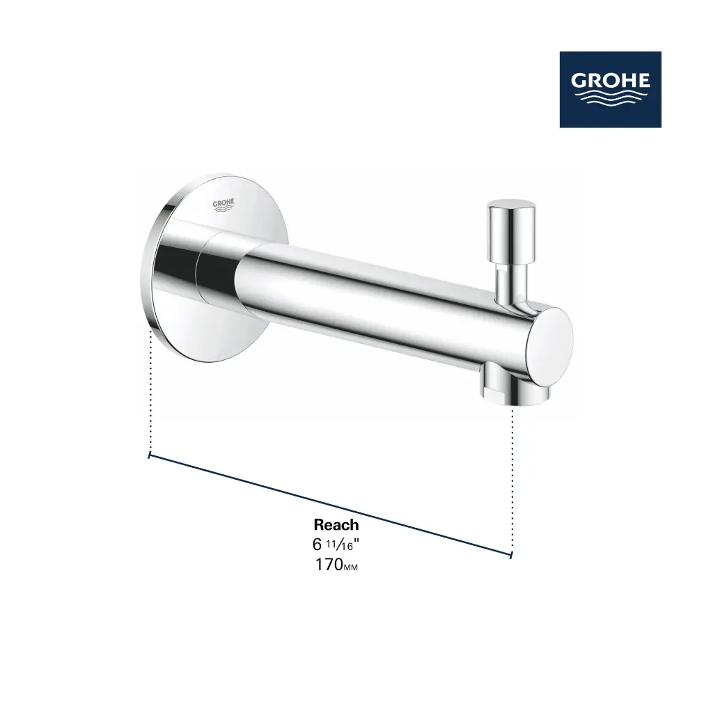 Grohe 132752431 Concetto Tub Spout Matte Black