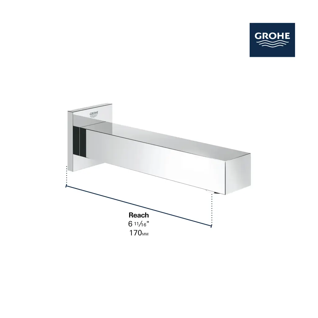 Grohe 13305A00 Tub Spout Hard Graphite