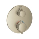 Grohe 24133EN0 Grohtherm Dual Function Thermostatic Trim Brushed Nickel 1