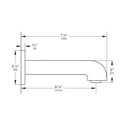 Grohe 134022430 Tub Spout Matte Black