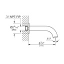 Grohe 13488000 Tub Spout Chrome