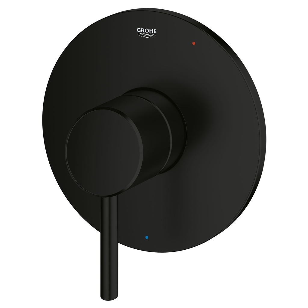Grohe 144682431 Concetto Pressure Balance Valve Trim with Cartridge Matte Black