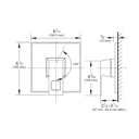 Grohe 14469A00 Pressure Balance Valve Trim With Cartridge Hard Graphite