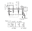 Grohe 195772431 4-Hole Single Handle Deck Mount Roman Tub Faucet With 6.6 L/Min (1.75 Gpm) Hand Shower Matte Black