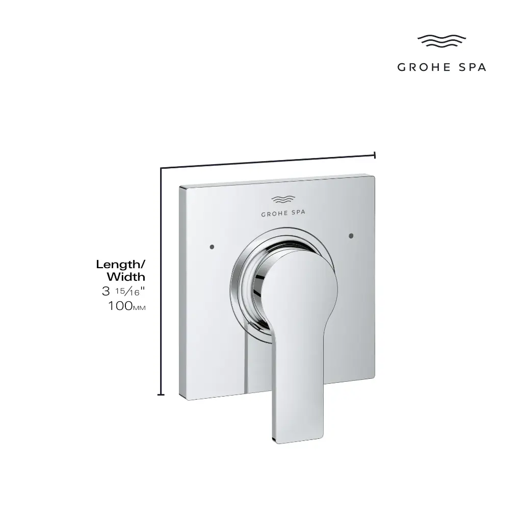 Grohe 195912431 3-Way Diverter Valve Trim Matte Black