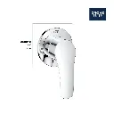 Grohe 19970003 Eurosmart 2-Way Diverter Us Grohe Chrome
