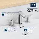 Grohe 20294EN3 Eurosmart 2Hdl Basin 3-H M Us Grohe Brushed Nickel