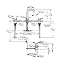 Grohe 202972431 Essence 8 Widespread Bathroom Faucet M-Size Matte Black