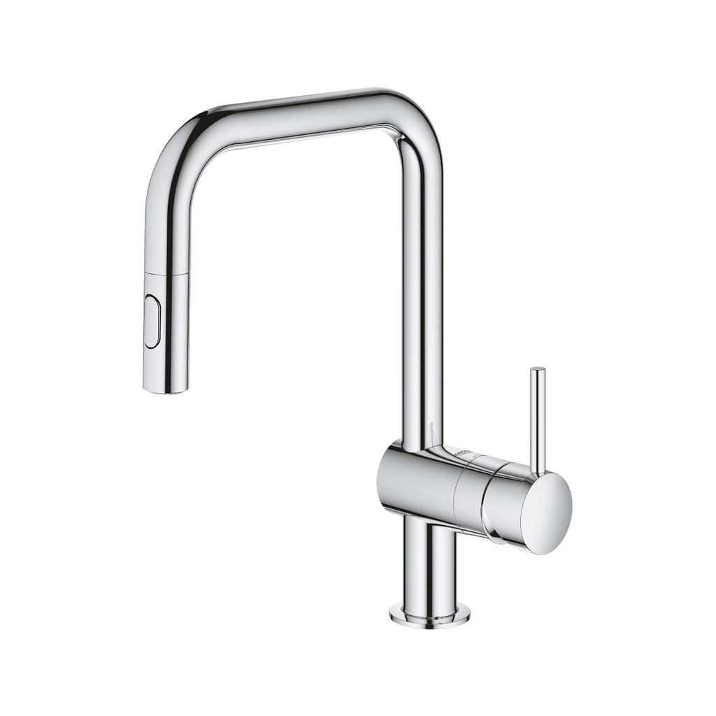 Grohe 32319003 Minta Single Handle Kitchen Faucet Chrome 2